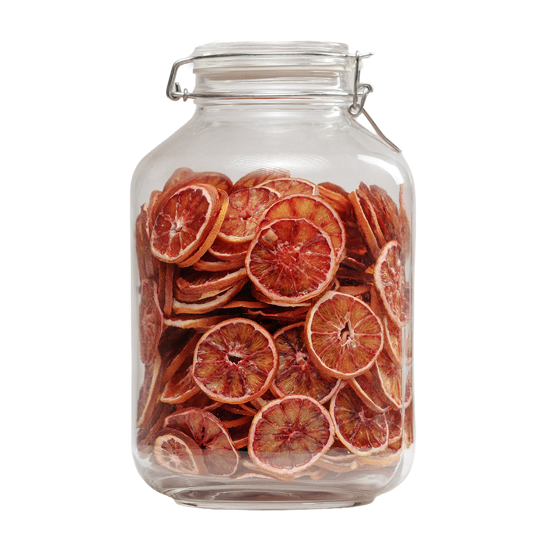 Dried blood orange slices
